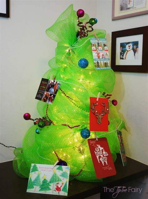 Make a DIY Christmas Card Tree | The TipToe Fairy