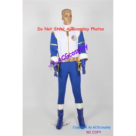 Gosei Sentai Dairanger Cosplay Costume for blue ranger cosplay include boots covers