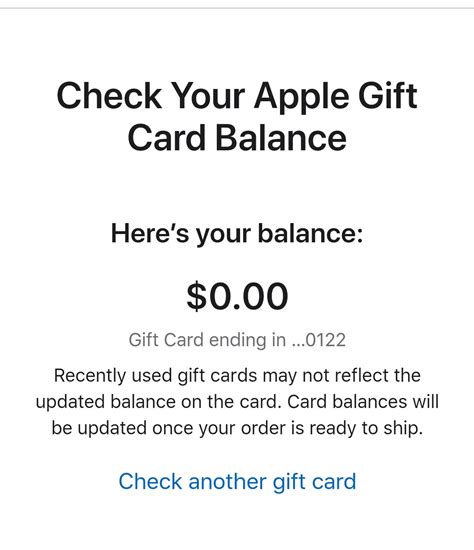 Apple Gift Card balance - Apple Community