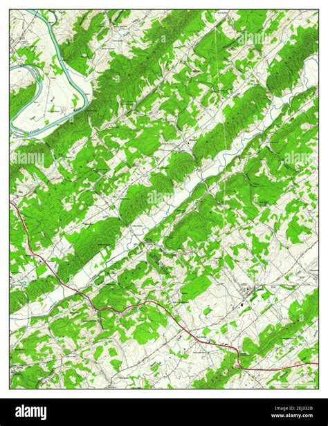 Powell, Tennessee, map 1952, 1:24000, United States of America by Timeless Maps, data U.S ...