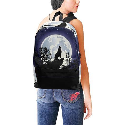 Howling Wolf Backpack Unisex Classic – uscoolprint