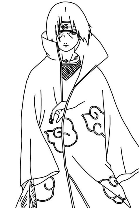 Itachi coloring pages - ColoringLib