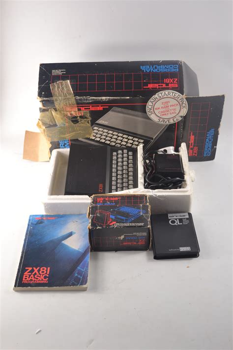 Sold Price: Sinclair ZX81 personal computer in original box, with programming manual and 16K RAM ...