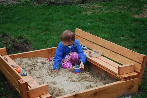 Ana White | Sandbox with Benches - DIY Projects