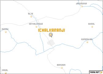 Ichalkaranji (India) map - nona.net