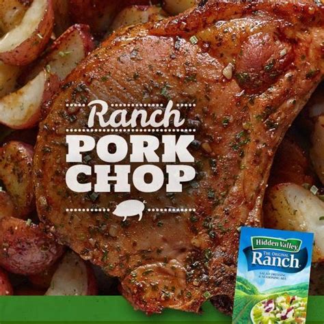 Original Ranch® Pork Chops | Hidden Valley® Ranch | Recipe | Recipes, Baked pork, Meat recipes