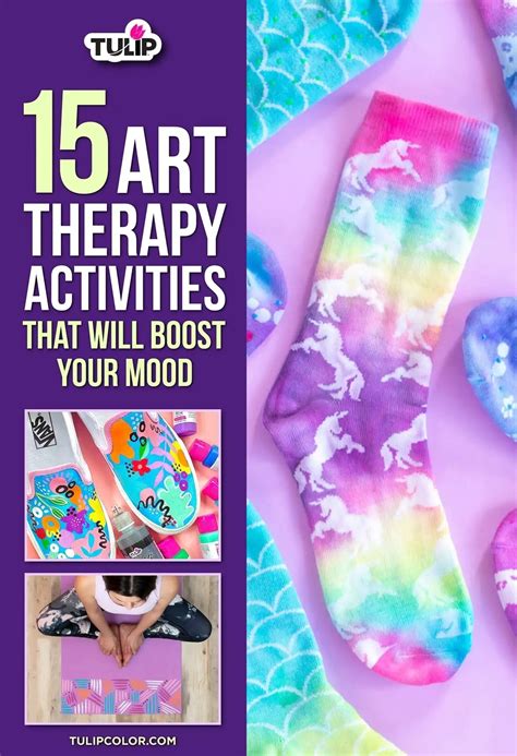 15 Art Therapy Activities That Will Boost Your Mood – Tulip Color Crafts