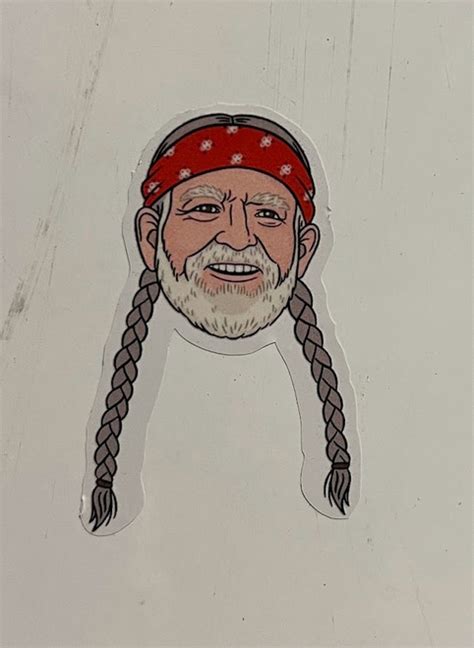 Willie Nelson Sticker