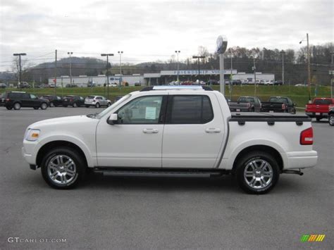 2010 White Suede Ford Explorer Sport Trac Limited 4x4 #40343376 | GTCarLot.com - Car Color Galleries