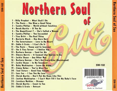 White Trash Soul: Various Artists - The Northern Soul Of Sue (Soul World - 1998)