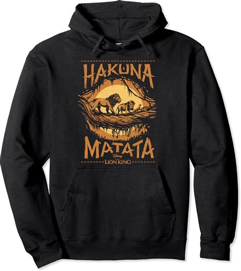 Disney The Lion King Live Action Hakuna Matata Sunset Poster Pullover Hoodie