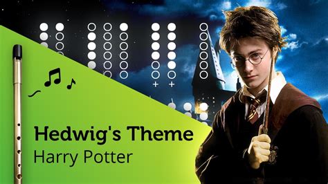 Hedwig's Theme (Harry Potter) on Tin Whistle D + tabs tutorial - YouTube