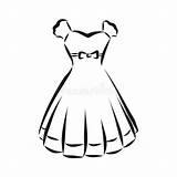 Evening Dress Coloring Stock Illustrations – 108  sketch template