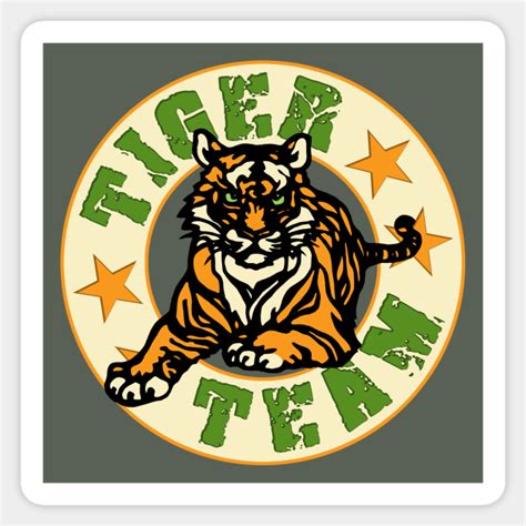 Tiger Team - Tiger Team - Sticker | TeePublic