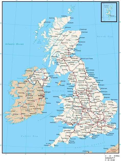 Map Of Northern Ireland Cities