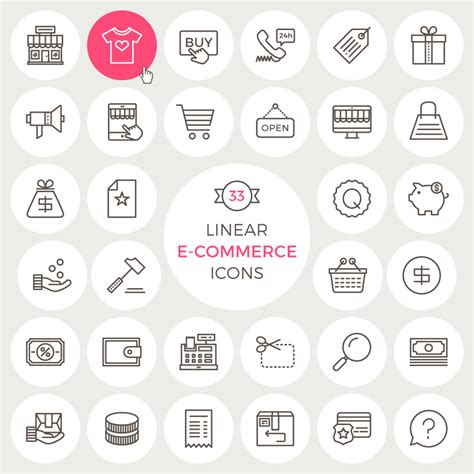 33 Free Linear E-Commerce Icons | Inspirationfeed