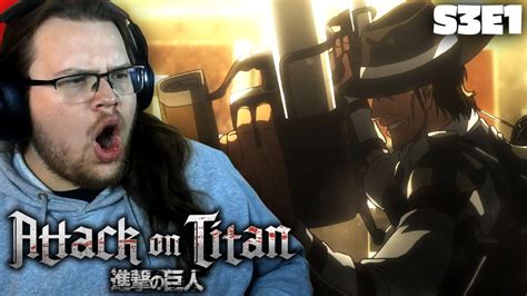 KENNY THE RIPPER ARRIVES!!! | Attack on Titan 3x01 REACTION! - YouTube