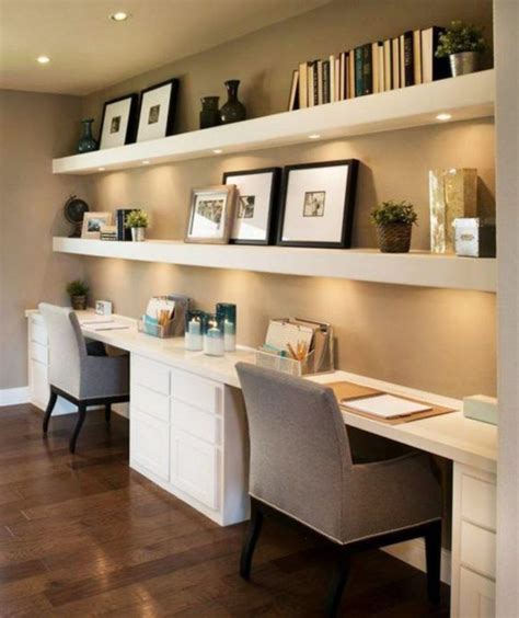 25+ Best Office Shelf Design Decor Ideas To Inspire You – DECORATHING | Cheap office furniture ...