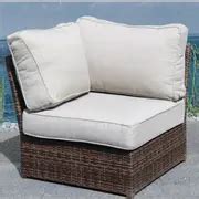 Fully Assembled Corner Wedge Patio Chairs Cushions Add An - Temu