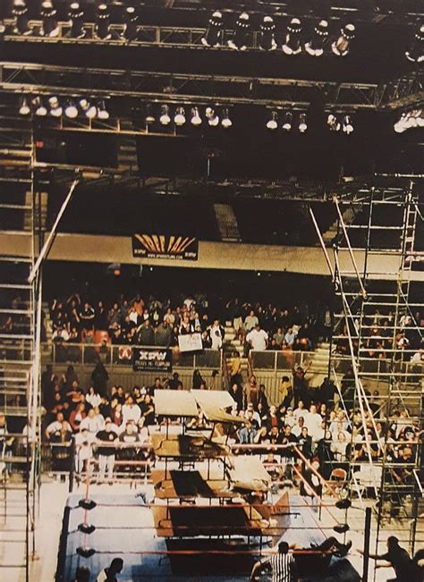 Rasslin' History 101 on Twitter: "Vic Grimes gets thrown off a scaffold by New Jack at XPW ...