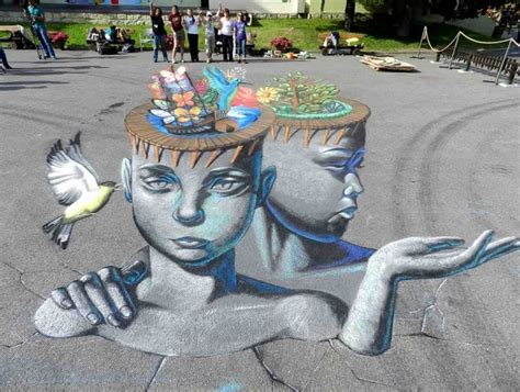 40 Most Fascinating 3D Chalk Art Drawings