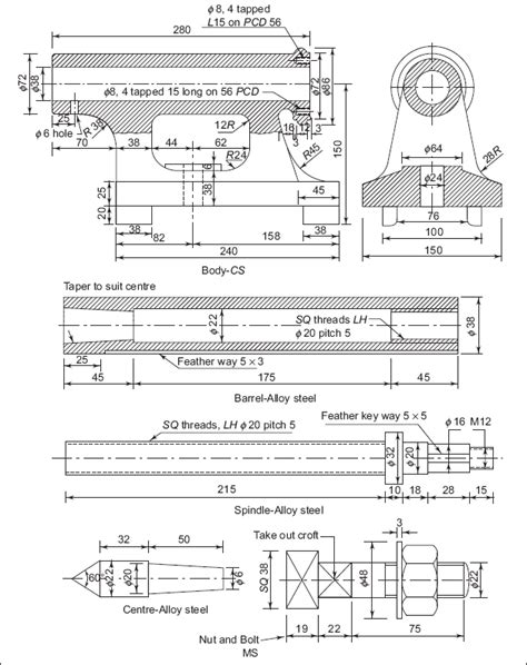 2. Tailstock - Machine Drawing [Book]