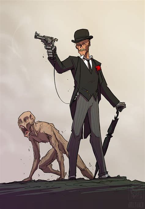 Gentleman Ghoul by jollyjack on DeviantArt | Fallout concept art, Concept art characters ...