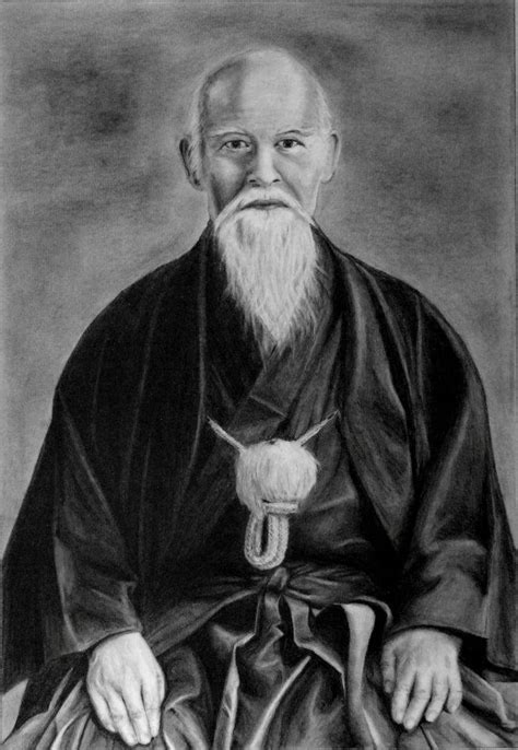 Morihei Ueshiba, Aikido Founder by ilPas on DeviantArt