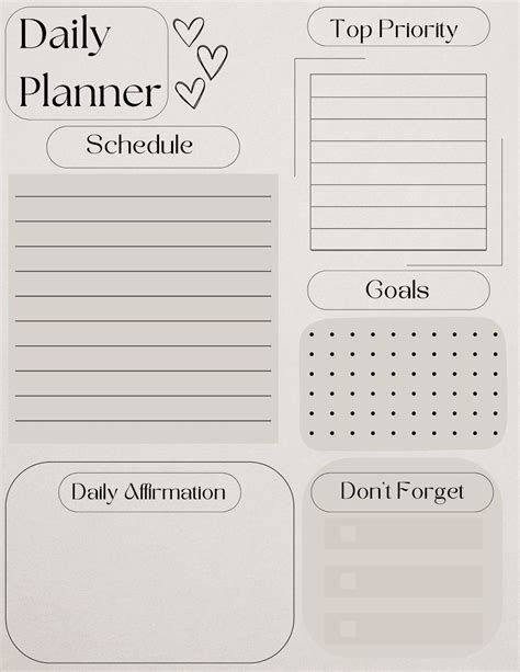 2024 Cute Daily and Weekly Planner - Etsy