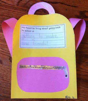 Back to School Craft · Lesson Plans | CraftGossip.com | Back to school ...