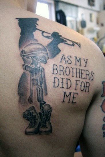 50 Fallen Soldier Tattoo Designs For Men - Memorial Ideas