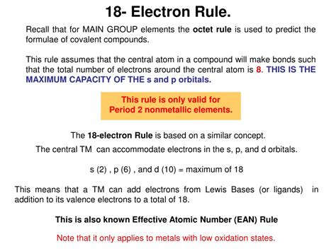 PPT - 18- Electron Rule. PowerPoint Presentation, free download - ID:9121876