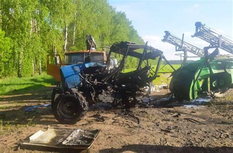 A tractor exploded during field work in Chernihiv region, the driver ...