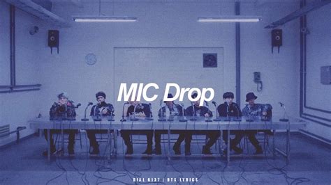 Mic drop english lyrics - ulsdmh