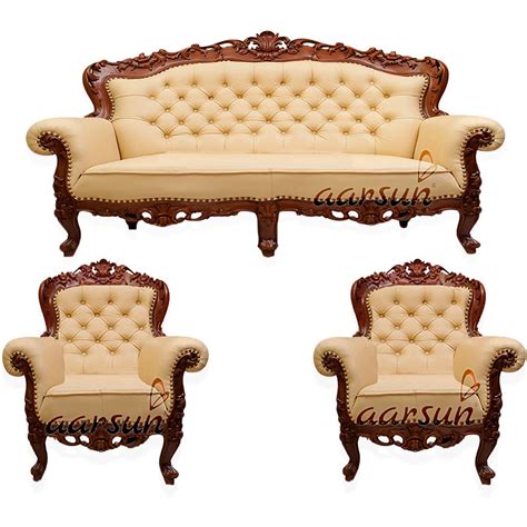 Best Handmade Wooden Meerthi Sofa set SF-0063