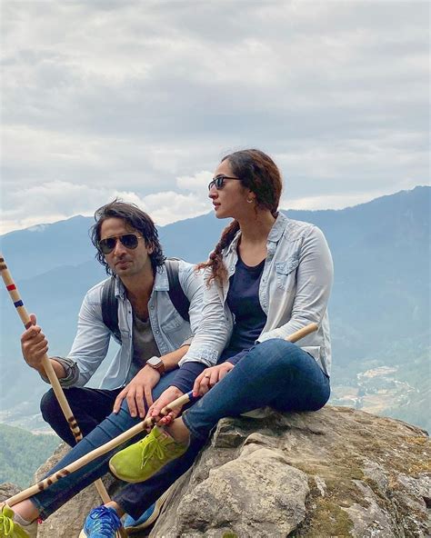 Shaheer Sheikh wife | Twinning and winning! Shaheer Sheikh's 'on top of the world' photo with ...