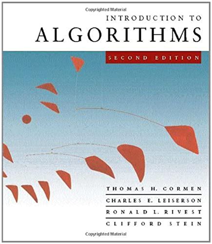 Introduction to Algorithms, Second Edition - Leiserson, Charles E.; Rivest, Ronald L.; Stein ...