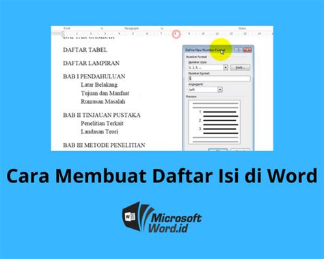 Cara Membuat Daftar Isi di Word, Manual dan Otomatis