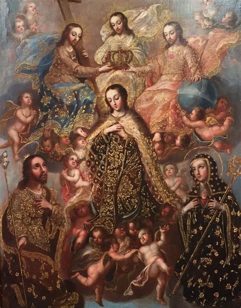 LA VIRGEN MARÍA, coronada por LA SANTÍSIMA TRINIDAD | Imágenes ...