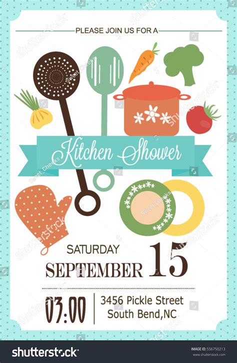 480 Kitchen Shower Invitation Card Images, Stock Photos & Vectors ...