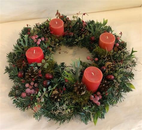 Traditional German Advent Wreath – Count the Sundays before Christmas ...