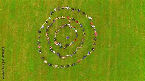 Unidentified people in Horah dance. Dancing in a circle is an ancient tradition for special ...