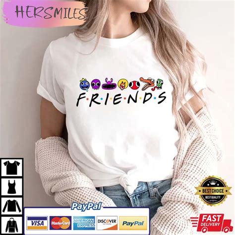 Rainbow Friends Friends Birthday Unisex Best T-shirt - Hersmiles