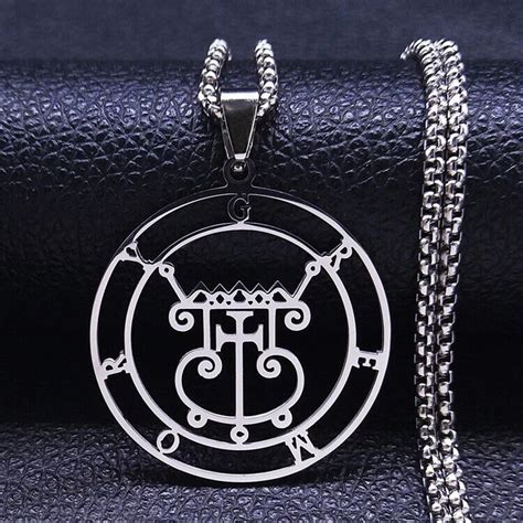 Gremory Sigil Goetia Solomon Demon Seal Pendant Necklace With - Etsy