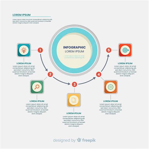 Free Vector | Timeline infographic design for marketing