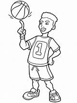 Young Basketball Player coloring Page  Download Print Or Color Online sketch template