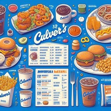 Full Set of Culver’s Menu With Prices in 2024(Latest Meals)