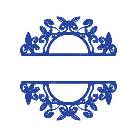 Royal Blue Borders And Frames Png