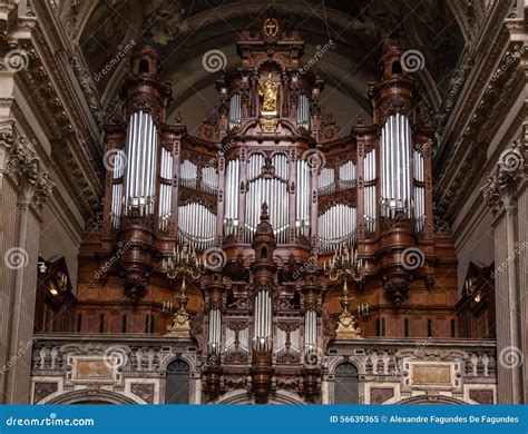 Berlin Cathedral Organ stock image. Image of organ, europe - 56639365