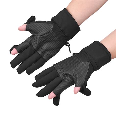 Anti skid Waterproof Photographic Gloves Warm Outdoor Shooting Gloves ...